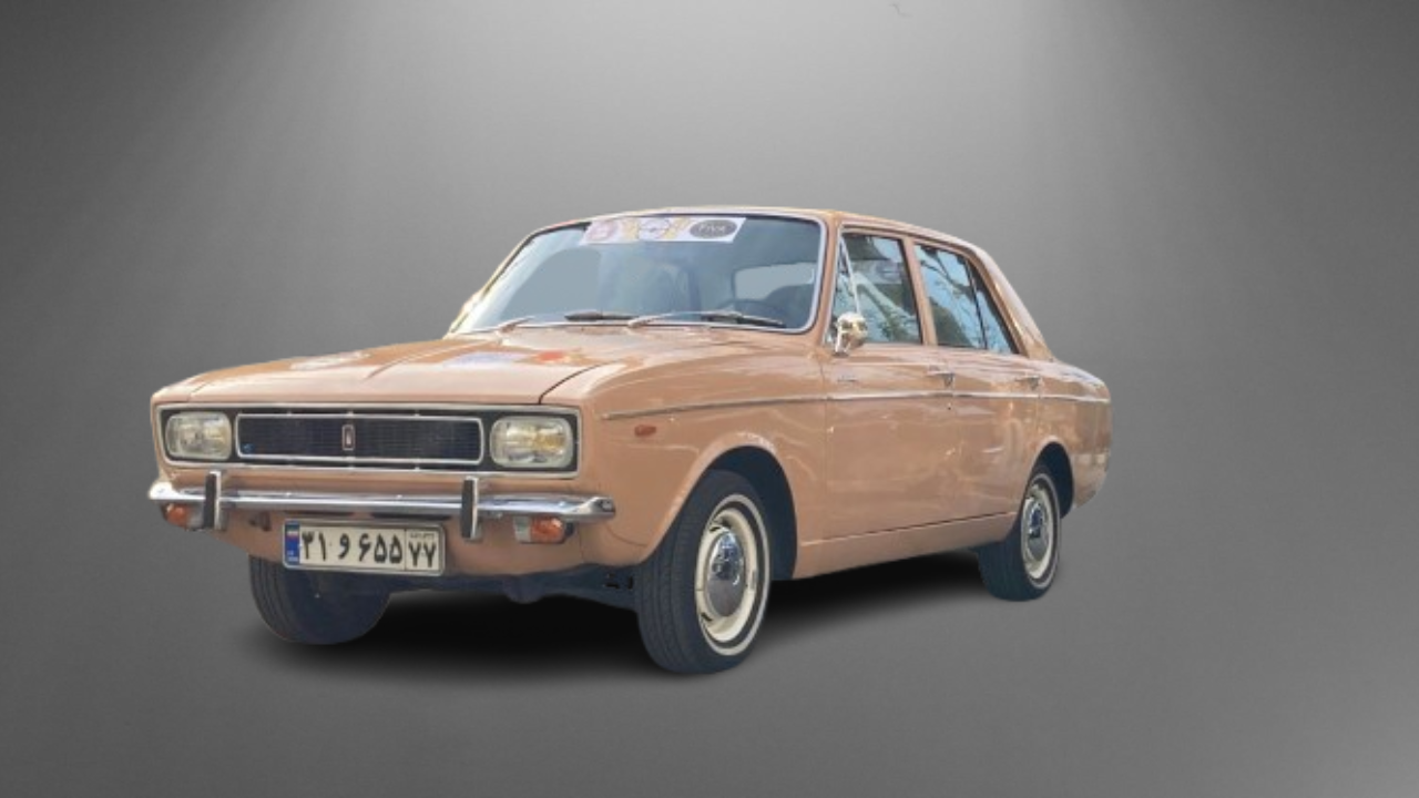 Paykan classic sedan the iconic people's car in the Iran Car Industry produced from 1967 to 2005