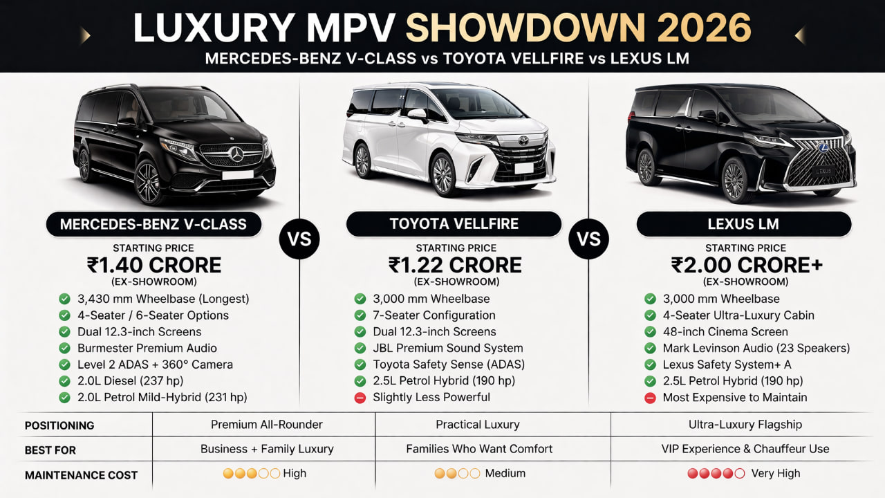 Mercedes-Benz V-Class India Launch