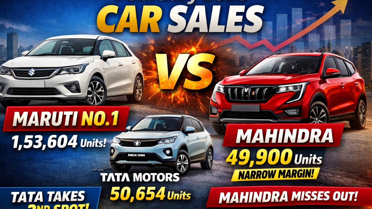 India Passenger Vehicle Sales February 2026