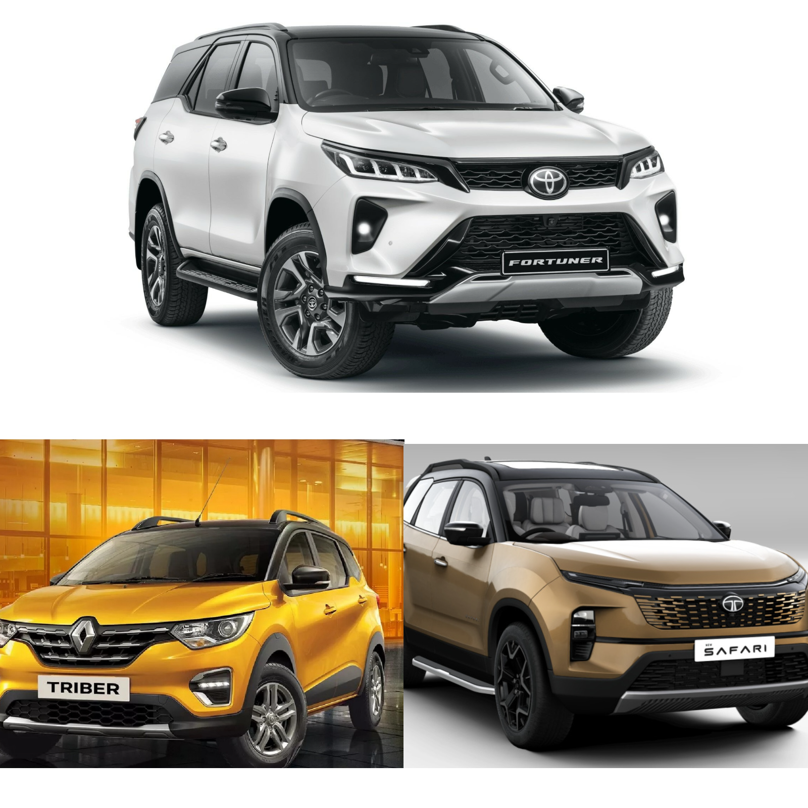 Fortuner, Triber and Safari