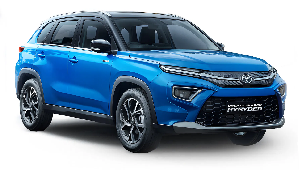 Toyota Urban Cruiser Hyryder hybrid SUV with up to ₹45,000 discount under Toyota March Offers 2026