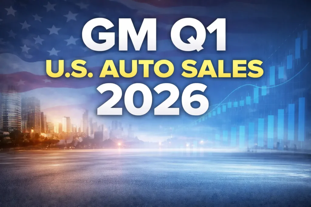 GM Q1 U.S. Auto Sales 2026